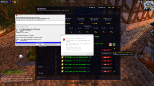 Bug report screenshot