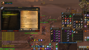 Bug report screenshot