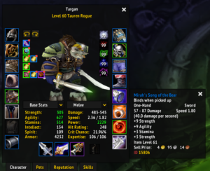 Bug report screenshot
