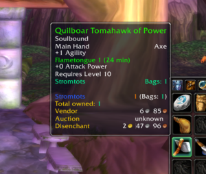 Bug report screenshot