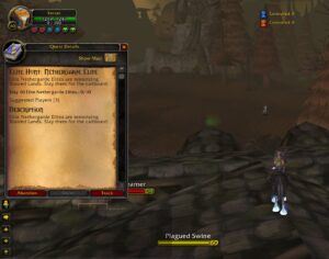 Bug report screenshot