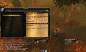 Bug report screenshot