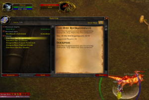 Bug report screenshot